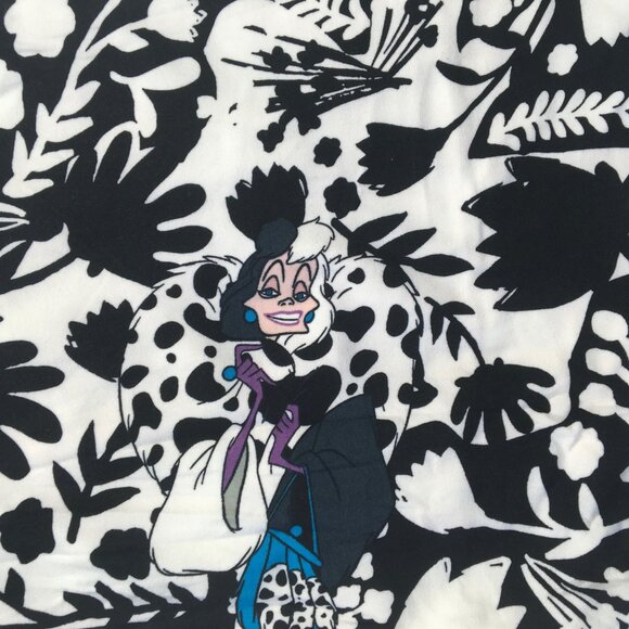 Boutique style  pattern character, leggings,  Cruel lady blk/wht - Picture 1 of 2